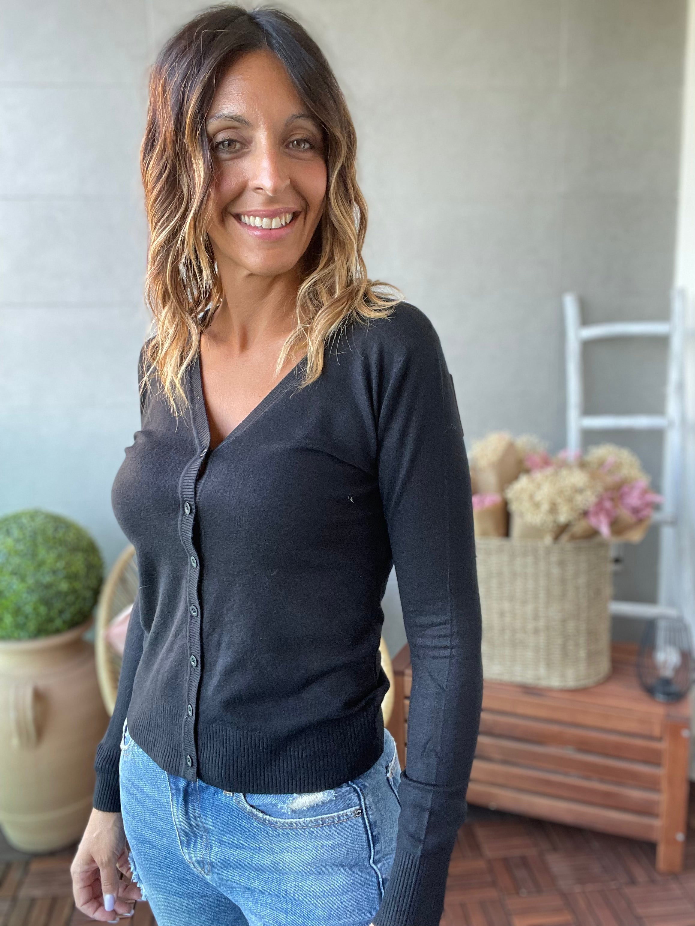 Cardigan basico continuativo
